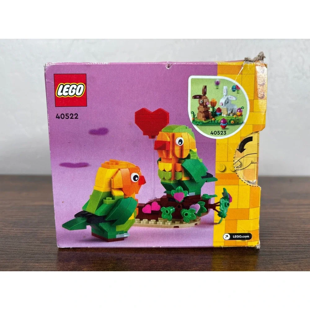 LEGO Valentine Lovebirds 40522 Seasonal Building Kit 298 Pc Retired New Box Wear